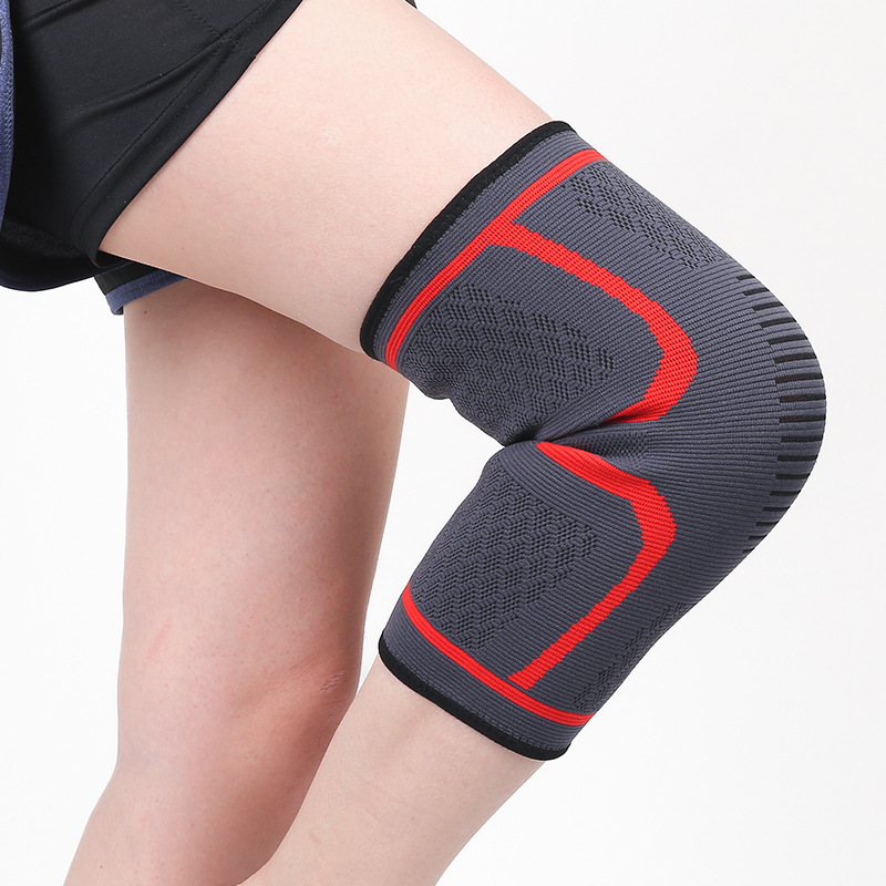 Knee Brace Badminton - 1PC メンズフィットネスランニングサイクリング膝サポーター弾性ナイロンスポーツ圧縮膝パッドスリーブバスケットボールバレーボール用