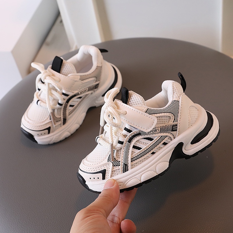 Badminton Junior - 女の子用キッズスニーカー、男の子用スクールカジュアルスポーツシューズ、春秋用多目的子供用テニスシューズ、メッシュ通気性あり