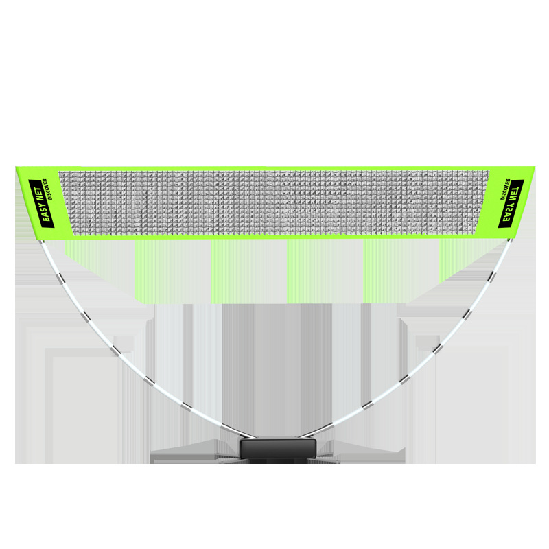 持ち運び可能なバドミントンネットセット。折りたたみ式のスタン - Badminton Junior のレビューと価格