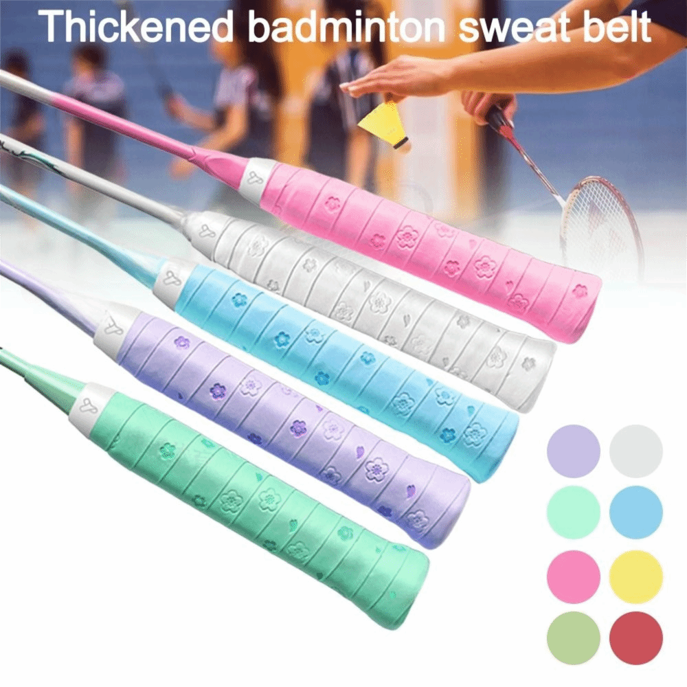 新しいPUバドミントンハンドルラップテープ滑り止め吸汗性バド - Badminton Player のレビューと価格