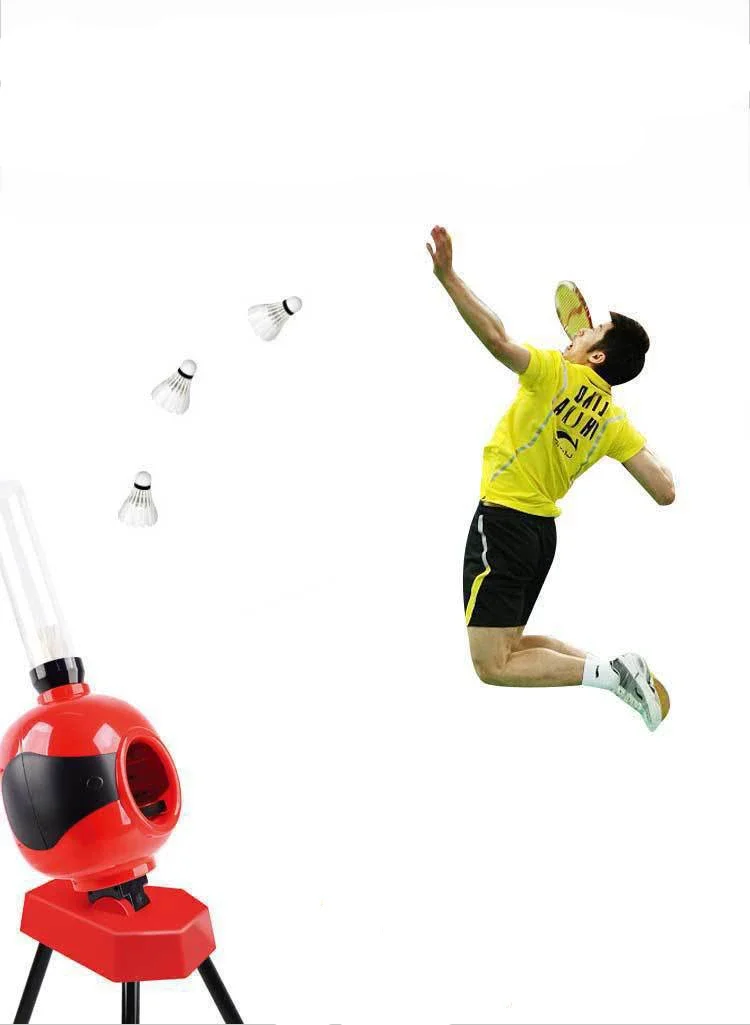 バドミントン自動サーブマシン家庭用シングルプレーヤートレーナ - Badminton Europe のレビューと価格
