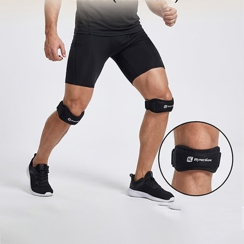 2 PC スポーツ保護膝蓋骨ストラップバスケットボールバドミ - Badminton Player のレビューと価格