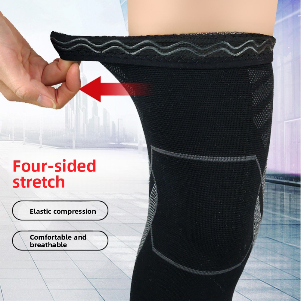 延長ランニングニーパッド バスケットボールスポーツ用 通気性 - Knee Brace Badminton のレビューと価格