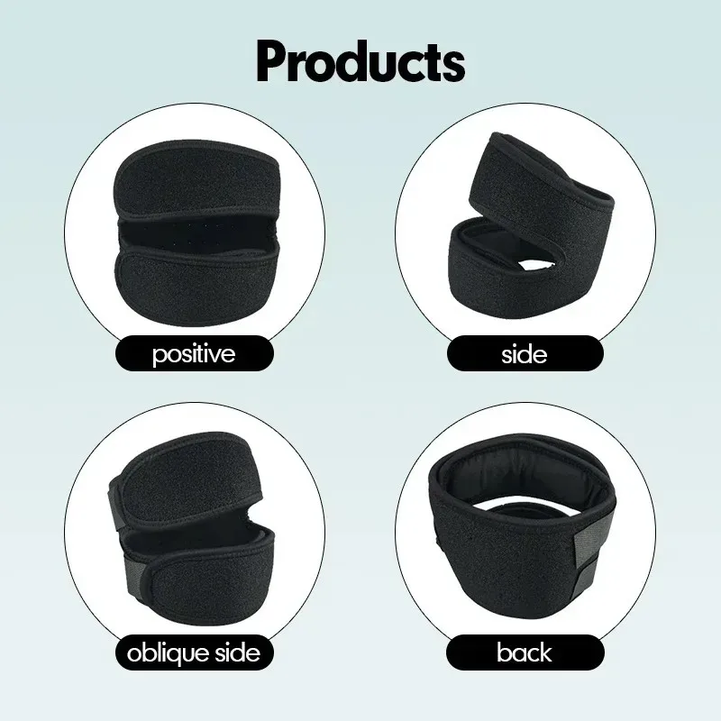 1PC 加圧膝ラップスリーブサポート包帯パッド弾性ブレース膝 - Knee Brace Badminton のレビューと価格