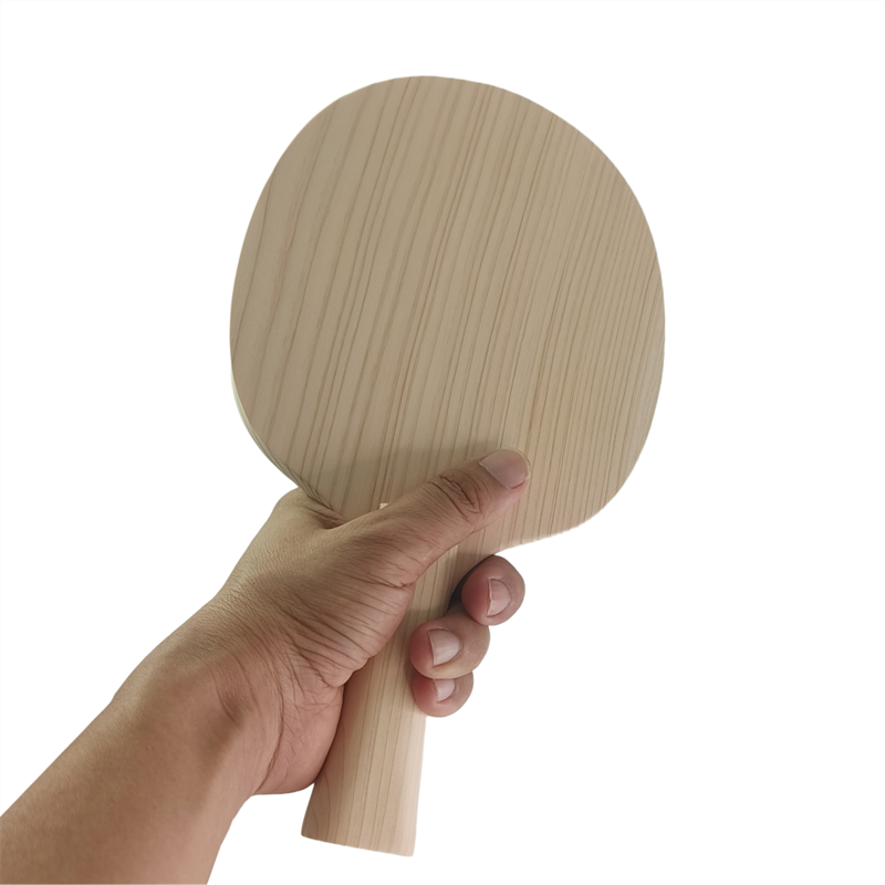 単層ヒノキ無垢材卓球ラケット 8mm ピンポンブレード FL - Badminton Player のレビューと価格