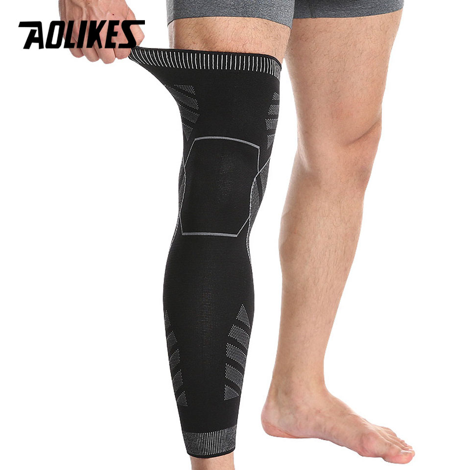 Aolikes-伸縮性のある膝プロテクター,ランニング,バス - Knee Brace Badminton のレビューと価格