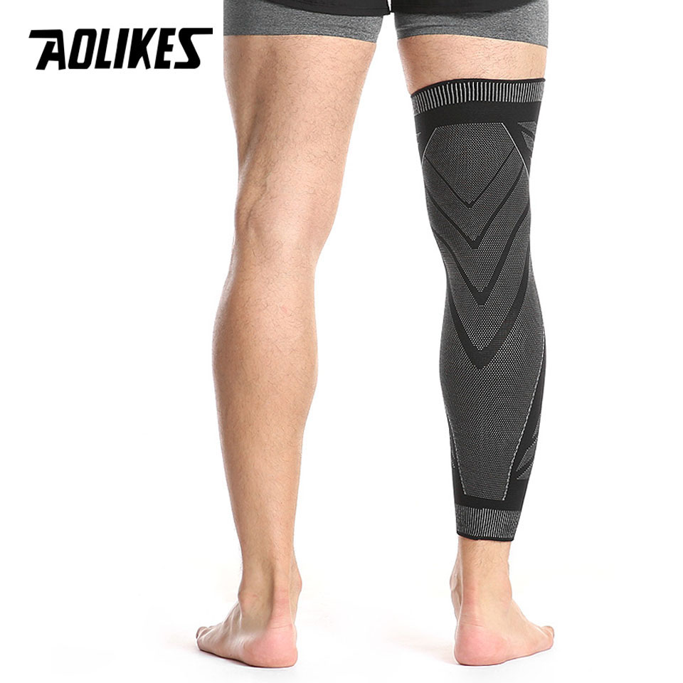 Aolikes-伸縮性のある膝プロテクター,ランニング,バス - Knee Brace Badminton のレビューと価格