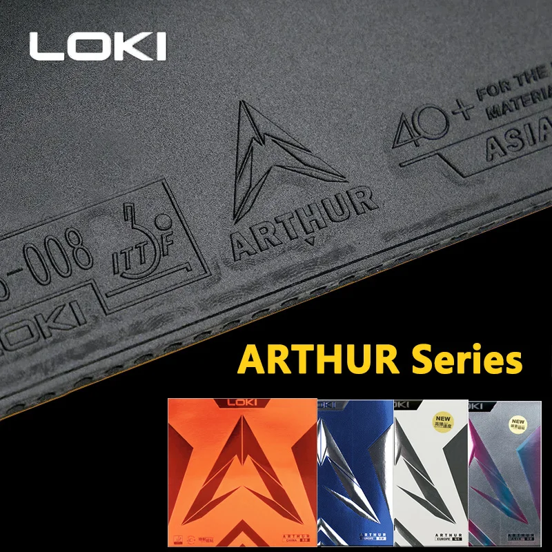 Loki arthur-ハードケーキスポンジを備えた卓球ラバ - Badminton Europe のレビューと価格