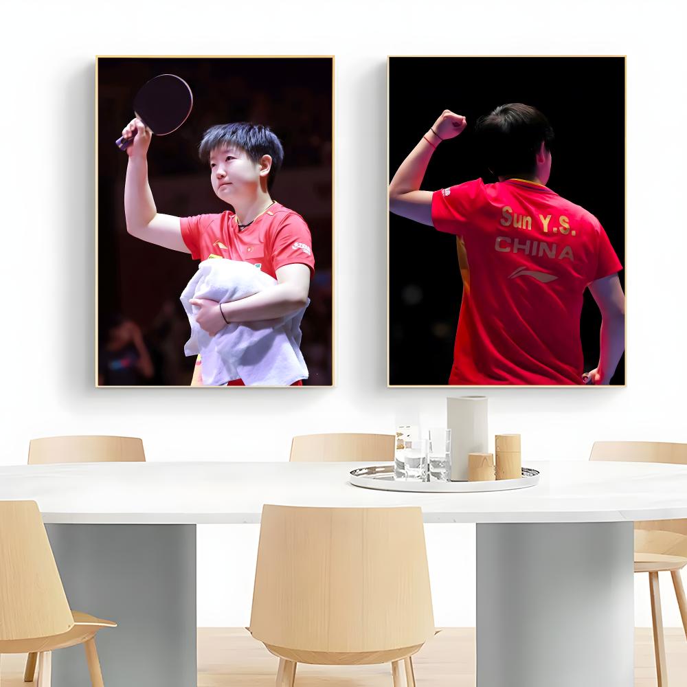 チャンピオン卓球選手S-スン・インシャ ポスター ウォールア - Badminton Quotes のレビューと価格