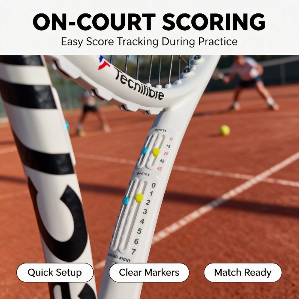 1個入りポータブルテニススコアボード ミニチュアテニススコア - Badminton Score Counter のレビューと価格